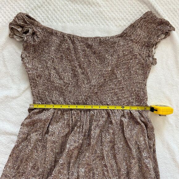 Floerns Women's Boho Floral Print Off Shoulder Split Long A Line Dress Size 3XL - Picture 4 of 14